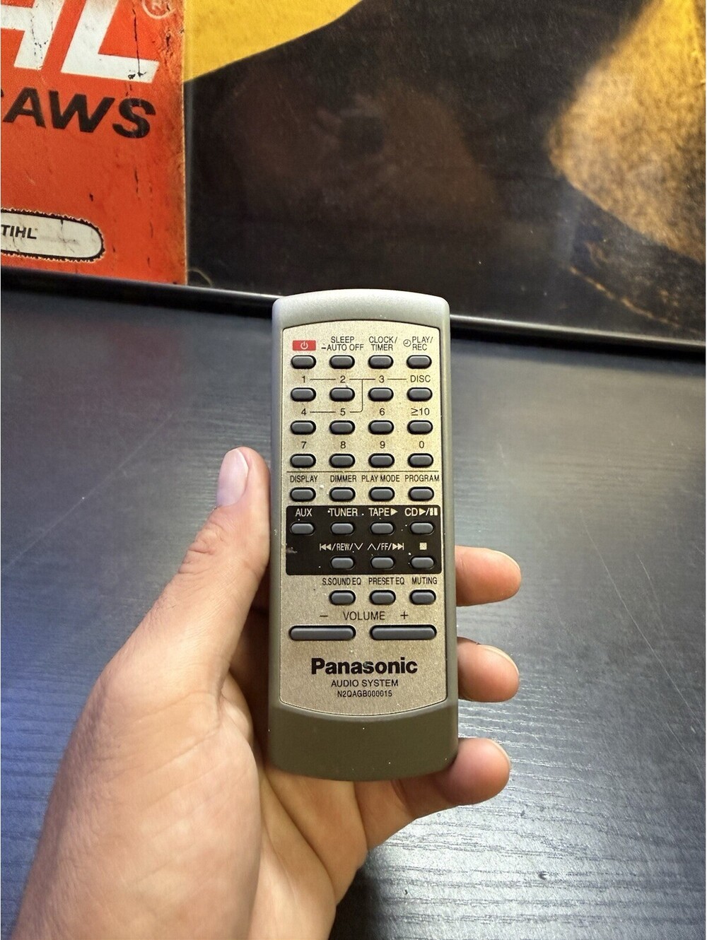Panasonic N2QAGB000015 OEM Audio System Remote SC-AK500 SC-AK490 Genuine
